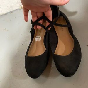 Suede flats